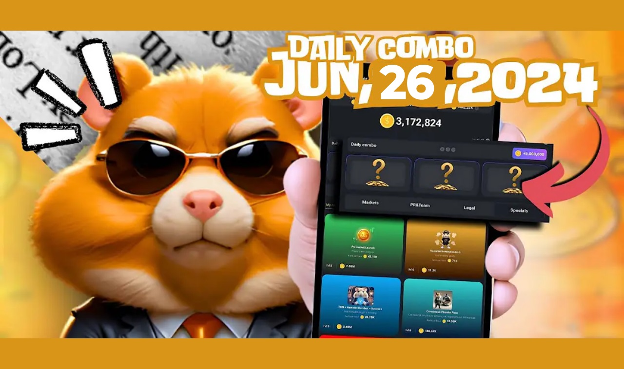 Today Hamster Kombat Daily Combo Cards 26 June