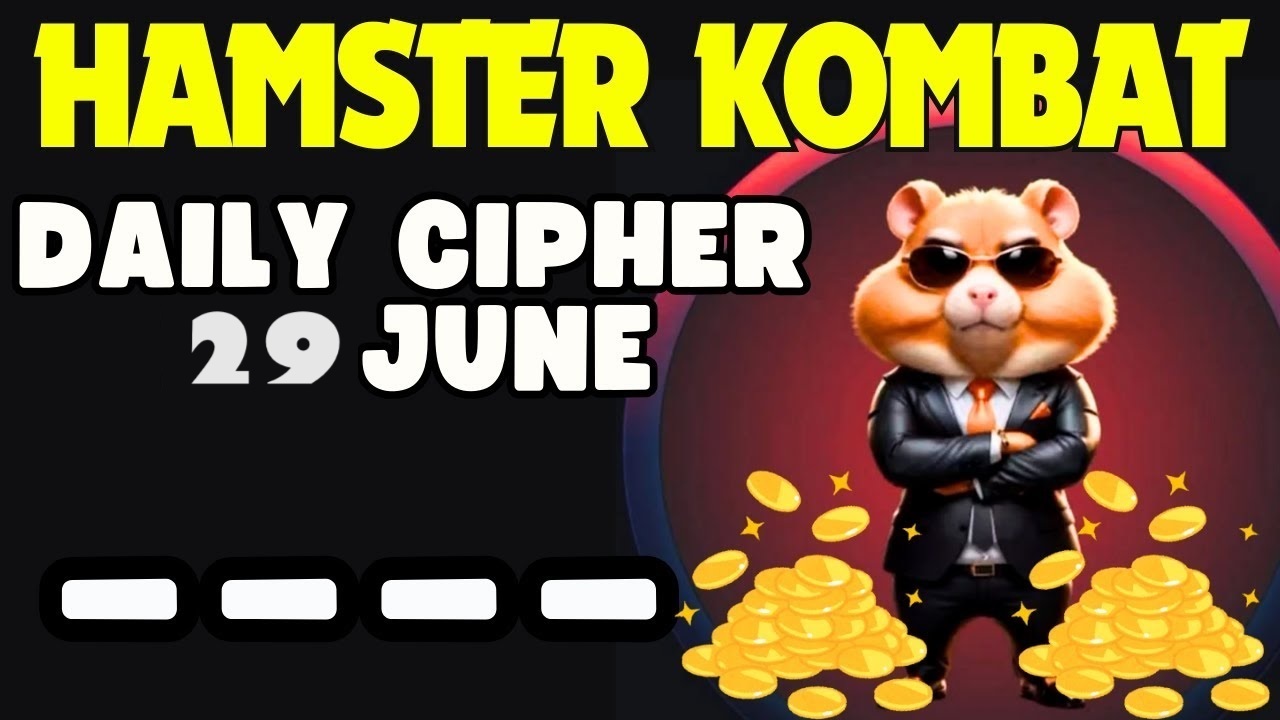 Today Hamster Kombat Daily Cipher Morse Code 29 June