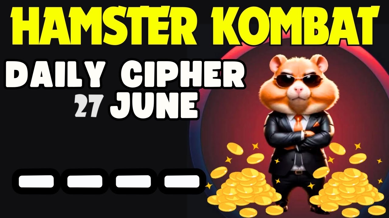 Today Hamster Kombat Daily Cipher Morse Code 27 June