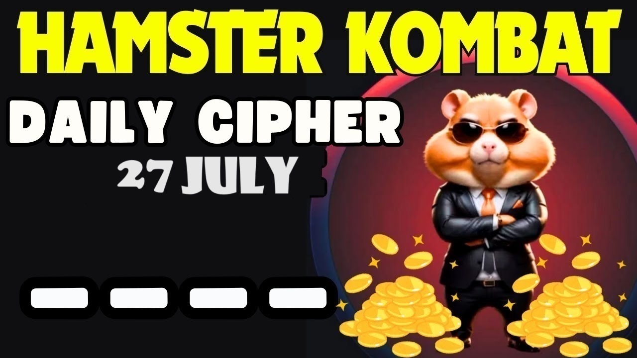 Hamster Kombat Daily Cipher Code Today 27 July