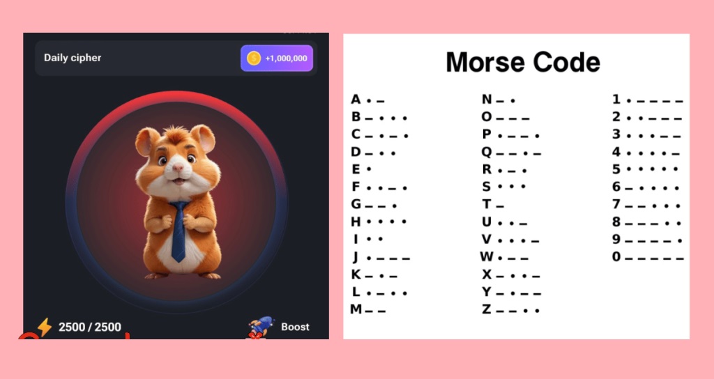 Hamster Kombat Morse Code Translator