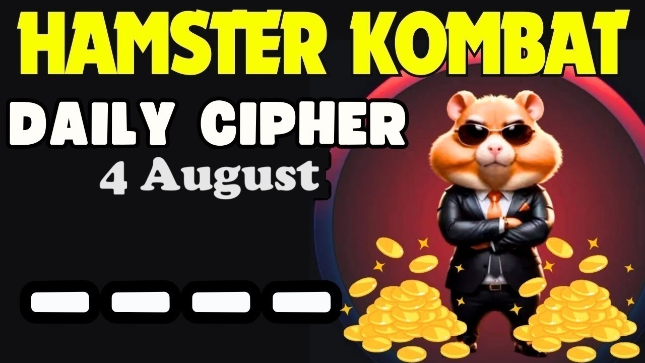 Hamster Kombat Daily Cipher Code Today 4 August